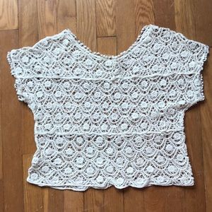 Lacey short sleeved top!